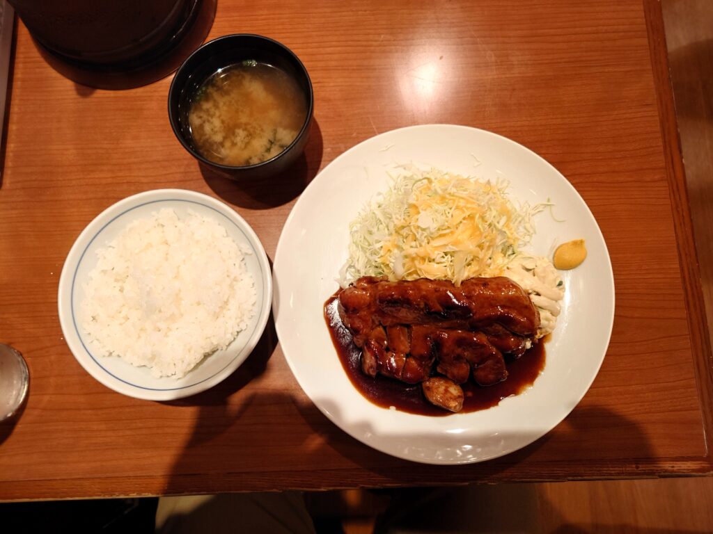 トンテキ定食