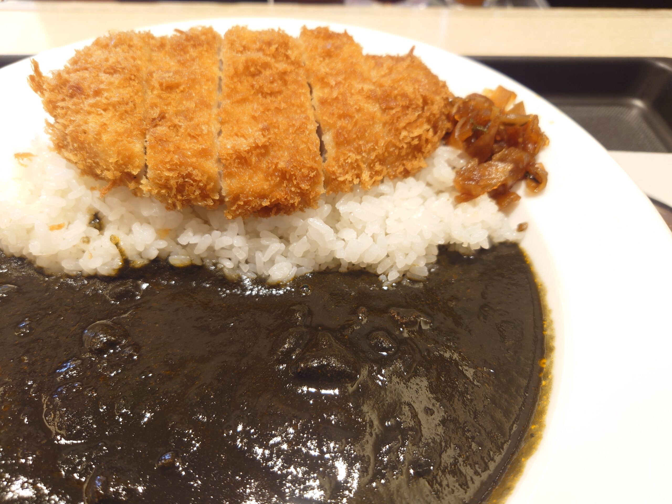 松のやのロースかつ黒カレー