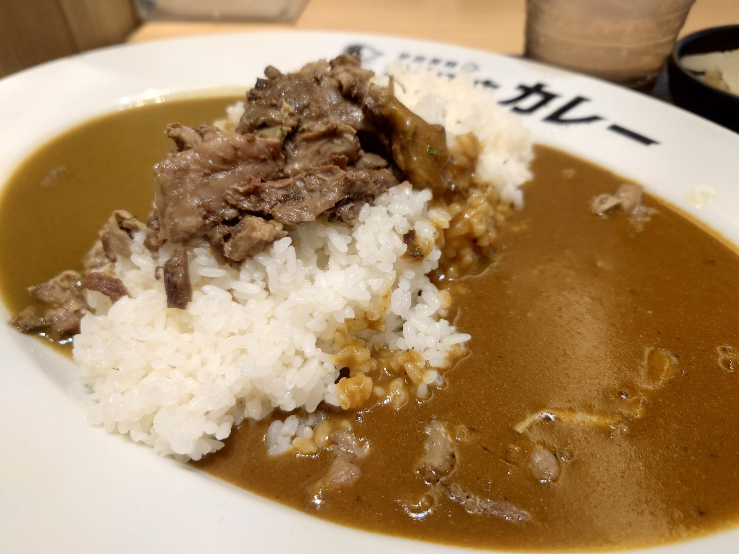 いがけカレー(大盛) 700円+牛すじ 200円